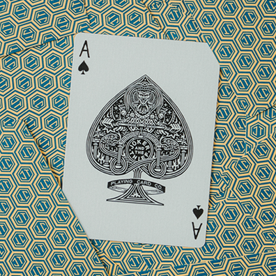 No Borders Honeycomb Playing Cards by Joker and the Thief